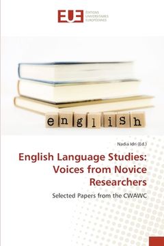 portada English Language Studies: Voices from Novice Researchers (en Inglés)