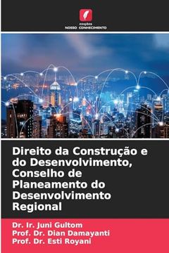 portada Direito da Construção e do Desenvolvimento, Conselho de Planeamento do Desenvolvimento Regional (in Portuguese)