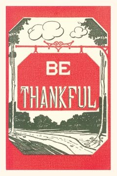 portada Vintage Journal Be Thankful (in English)