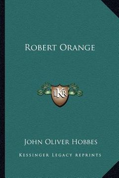 portada robert orange (en Inglés)