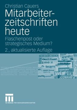 portada Mitarbeiterzeitschriften heute: Flaschenpost oder strategisches Medium? (German Edition)