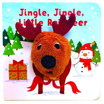 portada Jingle, Jingle, Little Reindeer Finger Puppet Book 