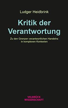 portada Kritik der Verantwortung (en Alemán)