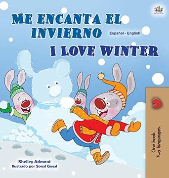 portada I Love Winter (Spanish English Bilingual Children'S Book) (Spanish English Bilingual Collection)