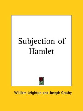 portada subjection of hamlet (in English)
