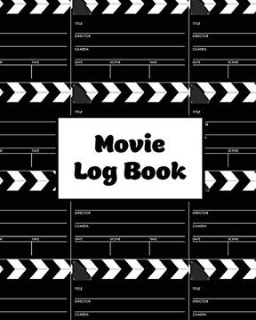 portada Movie log Book: Film Review Pages, Watch & List Favorite Movies, Gift, Write Reviews & Details Journal, Writing Films Tracker, Notebook (in English)