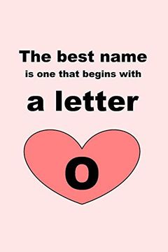 portada The Best Name is one That Begins With a Letter o (en Inglés)