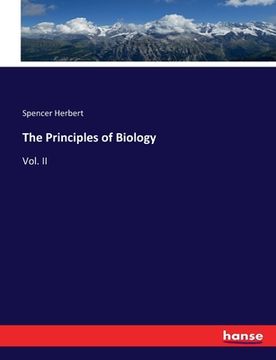 portada The Principles of Biology: Vol. II (in English)