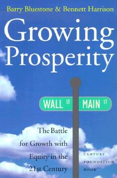 portada growing prosperity: the battle for growth with equity in the twenty-first century