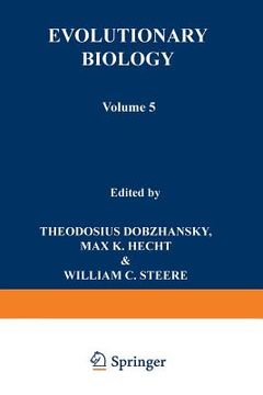 portada Evolutionary Biology: Volume 5 (en Inglés)