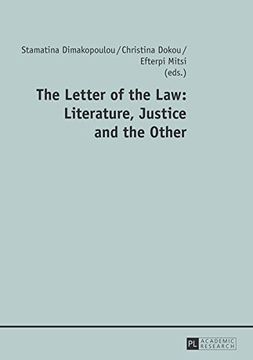 portada The Letter of the Law: Literature, Justice and the Other (en Inglés)