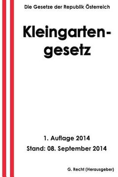 portada Kleingartengesetz (in German)