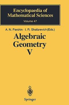 portada algebraic geometry v: fano varieties (en Inglés)