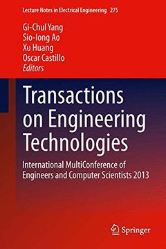 portada Transactions on Engineering Technologies: International MultiConference of Engineers and Computer Scientists 2013 (Lecture Notes in Electrical Engineering)