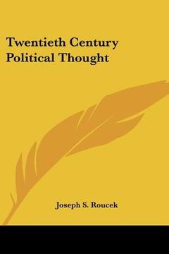 portada twentieth century political thought (en Inglés)