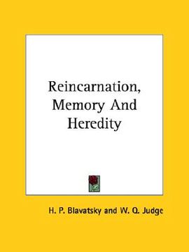 portada reincarnation, memory and heredity (in English)