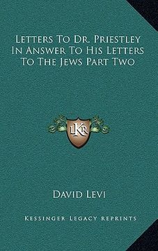 portada letters to dr. priestley in answer to his letters to the jews part two