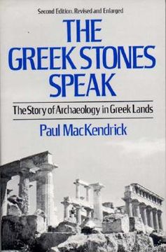 portada the greek stones speak: the story of archaeology in greek lands (in English)