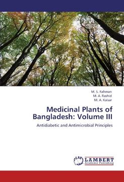 portada Medicinal Plants of Bangladesh: Volume III: Antidiabetic and Antimicrobial Principles