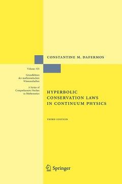 portada hyperbolic conservation laws in continuum physics (en Inglés)