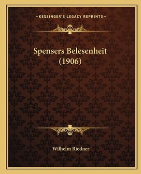 portada Spensers Belesenheit (1906) (en Alemán)