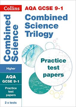 portada Collins GCSE 9-1 Revision - Aqa GCSE 9-1 Combined Science Higher Practice Test Papers (en Inglés)