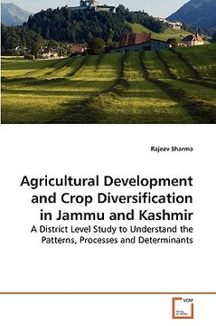 portada agricultural development and crop diversification in jammu and kashmir (en Inglés)