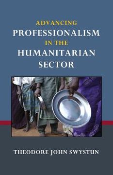 portada Advancing Professionalism in the Humanitarian Sector (en Inglés)