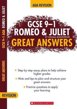 portada Romeo & Juliet: Gcse Essay Planner for aqa English Literature With Free app (Gcse Grades 9-1 Great Answers) (Gcse 9-1 Great Answers) (en Inglés)