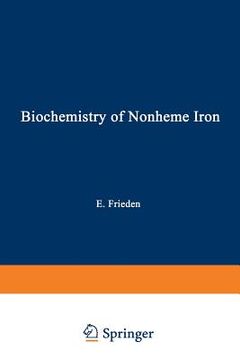 portada Biochemistry of Nonheme Iron (en Inglés)