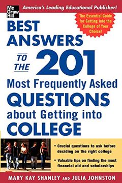 portada Best Answers to the 201 Most Frequently Asked Questions About Getting Into College 