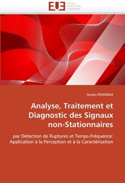 portada Analyse, Traitement Et Diagnostic Des Signaux Non-Stationnaires