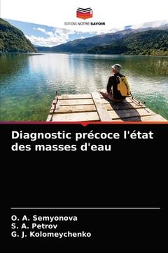 portada Diagnostic précoce l'état des masses d'eau (en Francés)