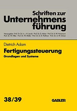 portada Fertigungssteuerung: Grundlagen und Systeme (en Alemán)