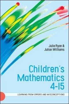 portada Children’S Mathematics 4-15: Learning From Errors and Misconceptions (en Inglés)