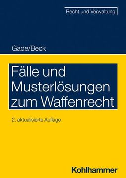 portada Falle Und Musterlosungen Zum Waffenrecht (en Alemán)