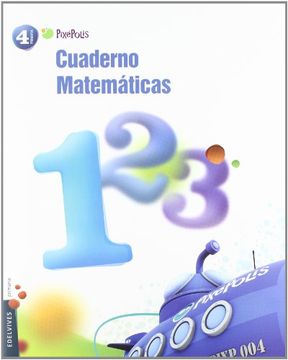portada Cuaderno 1 de Matematicas 4º Primaria (Pixepolis)
