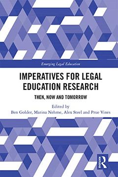 portada Imperatives for Legal Education Research: Then, now and Tomorrow (Emerging Legal Education) (en Inglés)