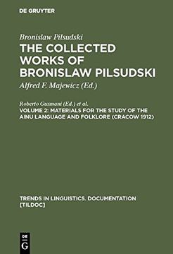 portada materials for the study of the ainu language and folklore (cracow 1912) (en Inglés)
