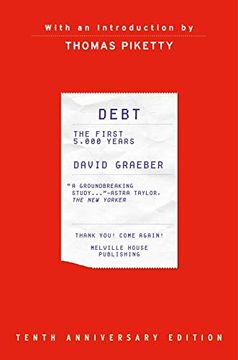 portada Debt, Tenth Anniversary Edition: The First 5,000 Years (en Inglés)