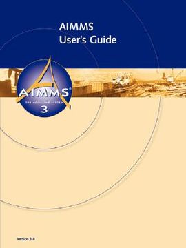 portada aimms 3.8 - user's guide (in English)