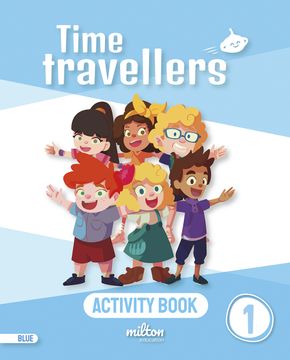portada Time Travellers 1 Blue Activity Book English 1 Primaria (Print) (en Inglés)