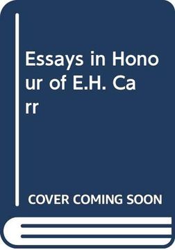 portada Essays in Honour of e. H. Carr (in English)