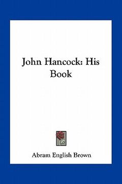 portada john hancock: his book (en Inglés)