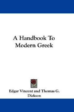portada a handbook to modern greek (en Inglés)