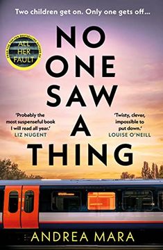 portada No one saw a Thing (in English)