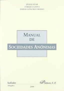 portada Manual de Sociedades Anónimas