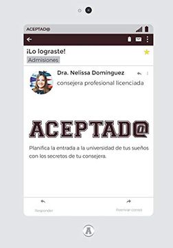 portada Aceptad@: Planifica la Entrada a la Universidad de tus Sueños con los Secretos de tu Consejera (in Spanish)