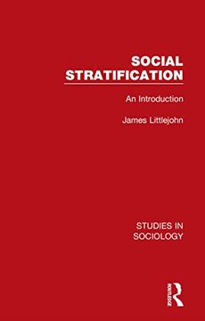 portada Social Stratification: An Introduction (Studies in Sociology) (en Inglés)