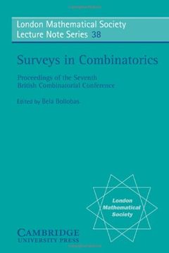 portada Surveys in Combinatorics Paperback (London Mathematical Society Lecture Note Series) (en Inglés)